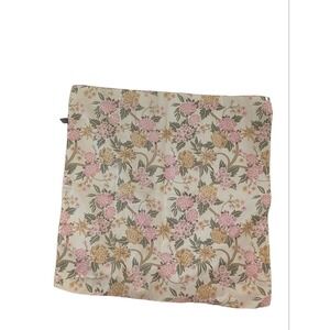 Vtg Symphony Scarfs Polyester 21x21 Floral Scarf Pocket Scarf Mid Century...
